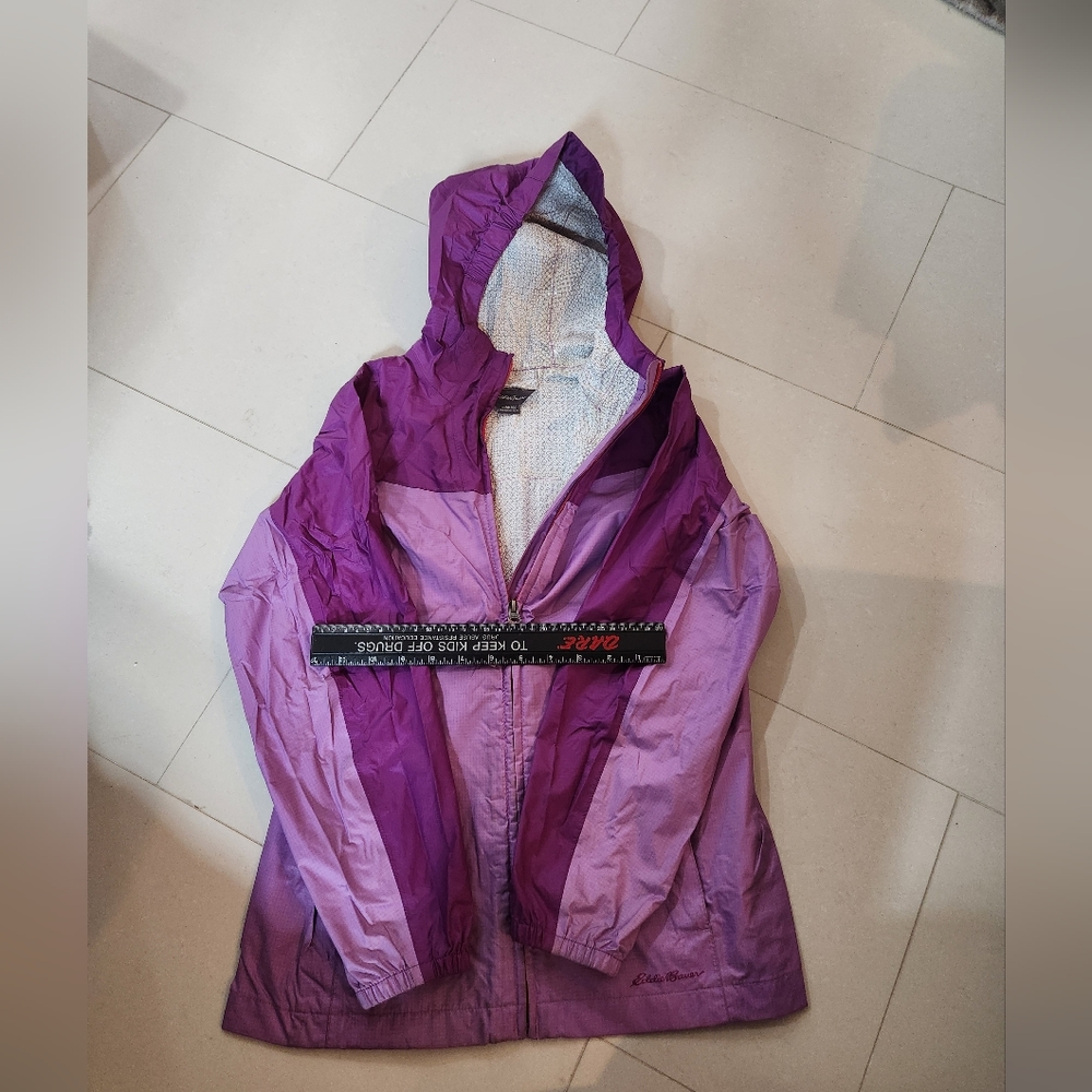 Eddie Bauer girls rain jacket